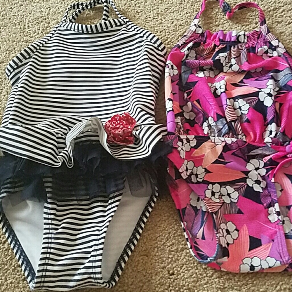 Set of FOUR toddler swim wear.